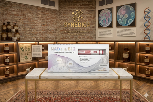 É original? NAD+ & B12 — como verificar autenticidade Synedica