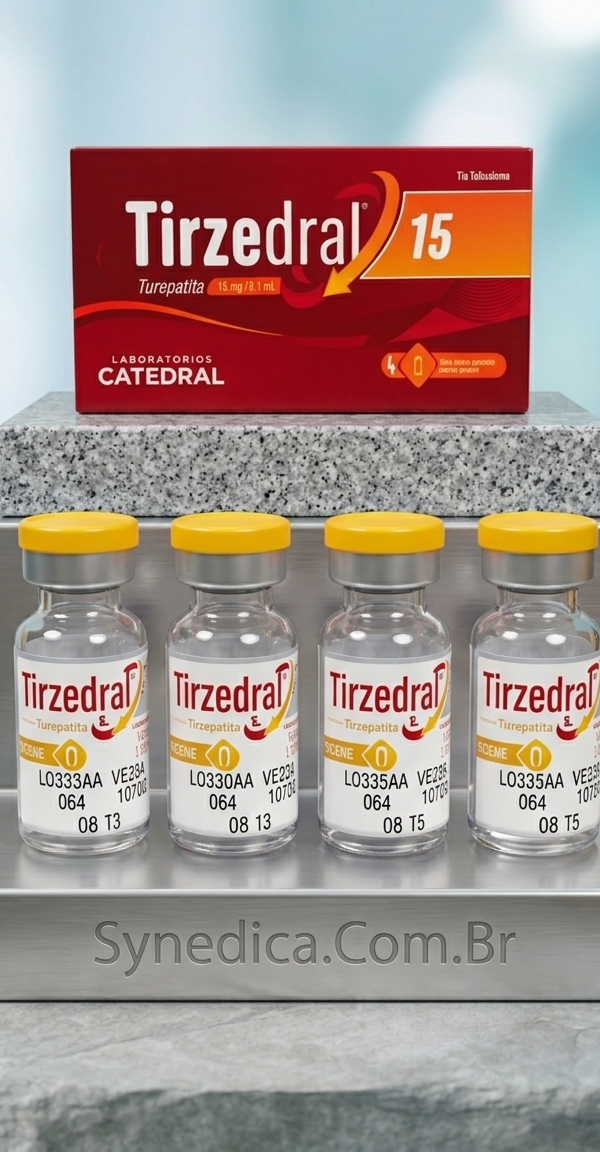 Tizerdral 15 MG — 4 Vials · Laboratório Catedral