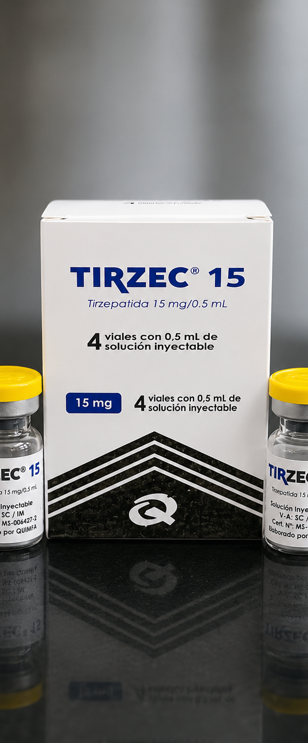 Tirzec 15MG (4 Vials) — Kit econômico
